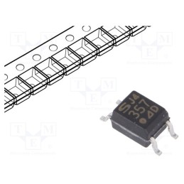 2 pcs x SHARP - PC357N4J000F - Optocoupler, SMD, Ch: 1, OUT: transistor, Uinsul: 3.75kV, Uce: 80V