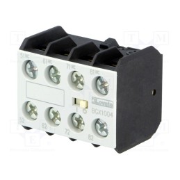 1 pcs x LOVATO ELECTRIC - 11BGX1004 - Auxiliary contacts, Series: BG, Leads: screw terminals, front