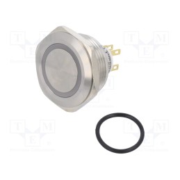 1 pcs x ONPOW - LAS1GQ30-11E/R/24V/S - Switch: vandal resistant, Pos: 2, SPDT, 3A/220VAC, 5A/24VDC, IP65