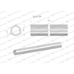 Inner pipe series 3r for 510 shaft, articulated