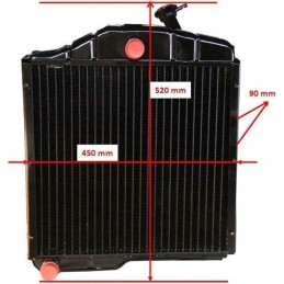 Copper radiator Zetor Turbo 7320 7340