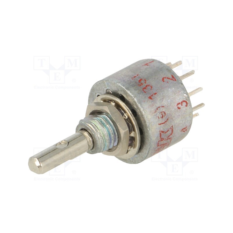 1 pcs x C&K - MA05-L1-N-C-Q-D - Switch: rotary, Pos: 5, 0.25A/125VAC, 0.25A/28VDC, Poles number: 1