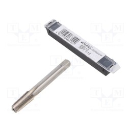 1 pcs x Vu00d6LKEL - 63510 - Tap, high speed steel grounded HSS-G, NPT 1/16', 65mm, 5,5mm