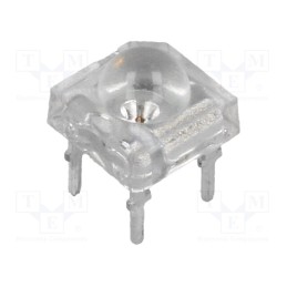 2 pcs x OPTOSUPPLY - OS5RPMZ2C1P - LED Super Flux, 7.62x7.62mm, red, 2000÷4000mcd, 120°, 50mA