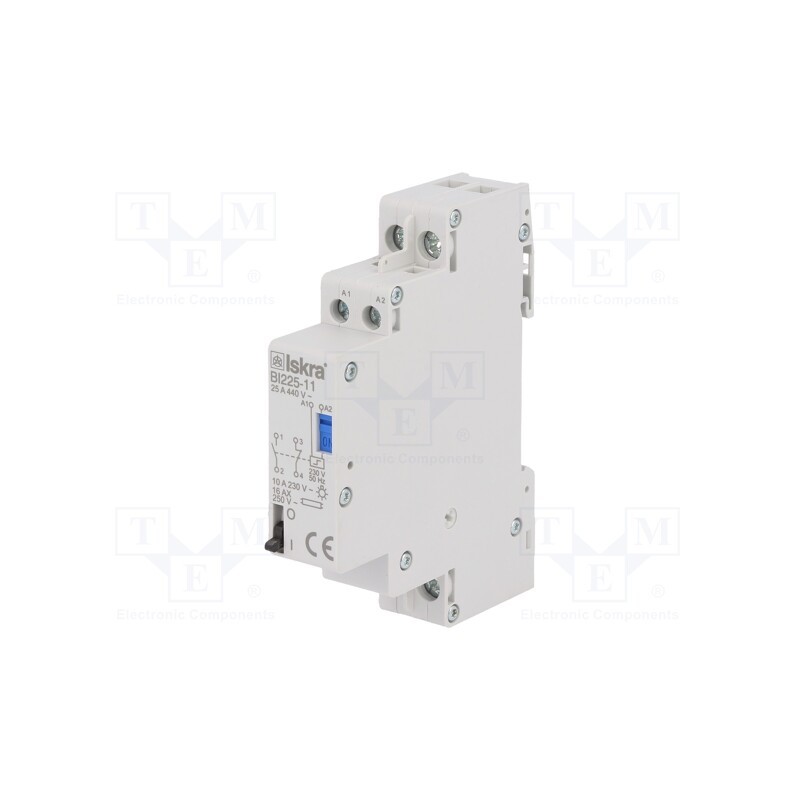 1 pcs x ISKRA - 30.070.264 - Relay: installation, bistable,impulse, NC + NO, Ucoil: 230VAC