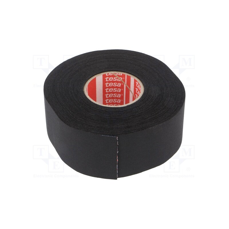 1 pcs x TESA - 51026-00005-00 - Tape: textile, W: 38mm, L: 25m, Thk: 260um, Automotive, rubber, black
