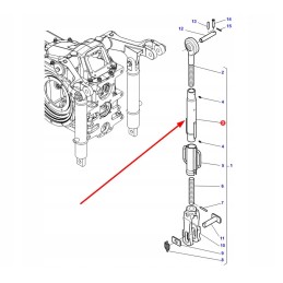 3798041m92 upper connection pipe