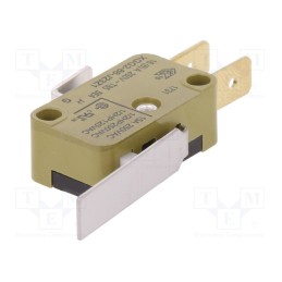 1 pcs x SAIA-BURGESS - XGG2-88-J23Z1 - Microswitch SNAP ACTION, 16A/250VAC, with lever, SPDT, ON-(ON)