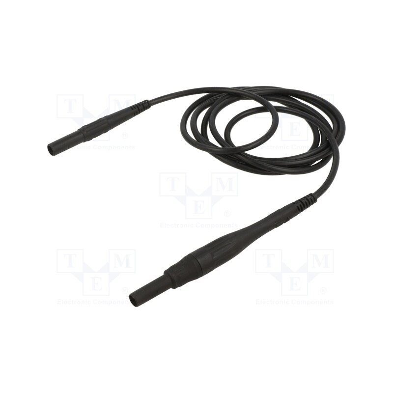 1 pcs x STu00c4UBLI - 66.9395-15021 - Test lead, 8A, banana plug 4mm,both sides, insulated, Urated: 1kV