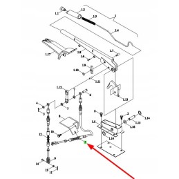 Tb1s433010013k handbrake lever cable