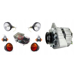 Ursus C 330 Premium installation, alternator lamps