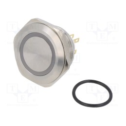 1 pcs x ONPOW - LAS1GQ30-11E/B/110V/S - Switch: vandal resistant, Pos: 2, SPDT, 3A/220VAC, 5A/24VDC, IP65