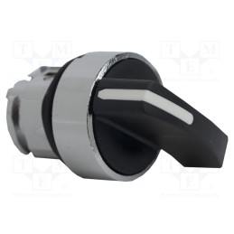 1 pcs x SCHNEIDER ELECTRIC - ZB4BJ2 - Switch: rotary, 22mm, Stabl.pos: 2, black, none, IP66, prominent