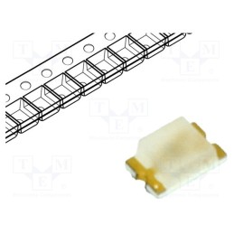 2 pcs x BROADCOM (AVAGO) - HSMR-C170 - LED, SMD, 0805, blue, 18÷55mcd, 2x1.25x0.8mm, 140°, 3.4÷3.9V, 20mA