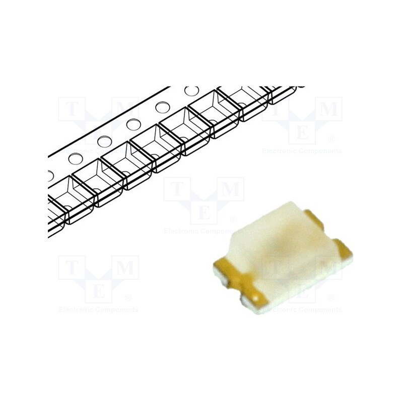 2 pcs x BROADCOM (AVAGO) - HSMR-C170 - LED, SMD, 0805, blue, 18÷55mcd, 2x1.25x0.8mm, 140°, 3.4÷3.9V, 20mA