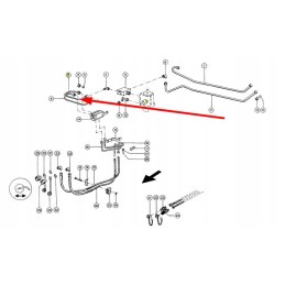607204 0 reel adjustment oil pipe
