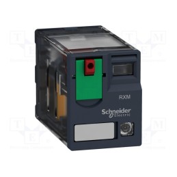1 pcs x SCHNEIDER ELECTRIC - RXM4AB2B7 - Relay: electromagnetic, 4PDT, Icontacts max: 6A, 6A/250VAC, socket