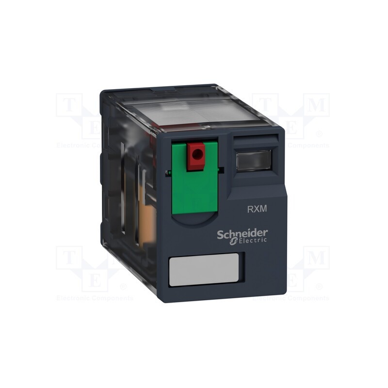1 pcs x SCHNEIDER ELECTRIC - RXM4AB1U7 - Relay: electromagnetic, 4PDT, Icontacts max: 6A, 6A/250VAC, socket