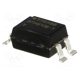2 pcs x VISHAY - SFH6106-1 - Optocoupler, THT, Ch: 1, OUT: transistor, Uinsul: 5.3kV, Uce: 70V