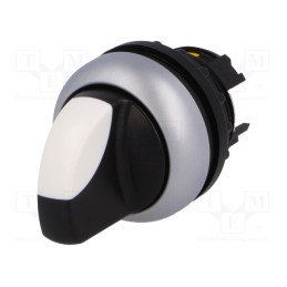 1 pcs x EATON ELECTRIC - M22-WKV - Switch: rotary, 22mm, Stabl.pos: 2, white-black, none, IP66, Pos: 2
