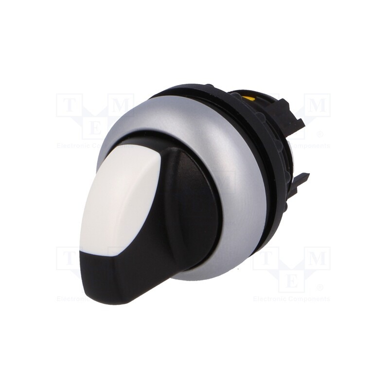 1 pcs x EATON ELECTRIC - M22-WKV - Switch: rotary, 22mm, Stabl.pos: 2, white-black, none, IP66, Pos: 2