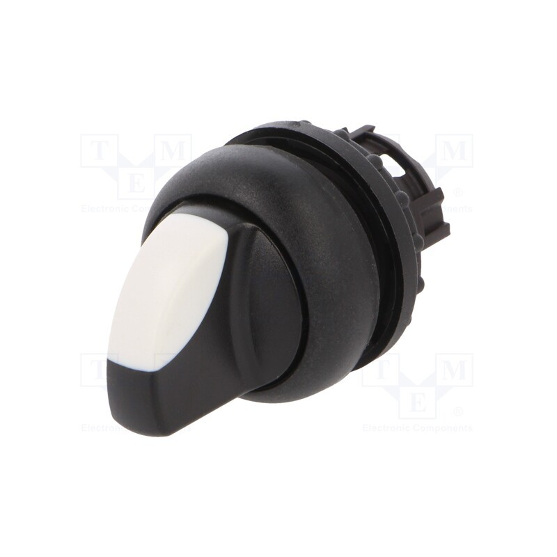 1 pcs x EATON ELECTRIC - M22S-WKV - Switch: rotary, 22mm, Stabl.pos: 2, white-black, none, IP66, Pos: 2