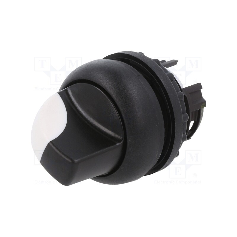 1 pcs x EATON ELECTRIC - M22S-WK - Switch: rotary, 22mm, Stabl.pos: 1, white-black, none, IP66, Pos: 2