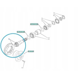 Roller with attack wheel New Holland TD 5126639 CNH