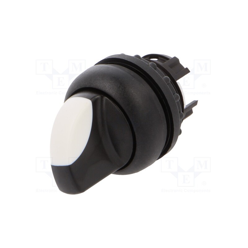 1 pcs x EATON ELECTRIC - M22S-WRK - Switch: rotary, 22mm, Stabl.pos: 2, white-black, none, IP66, Pos: 2