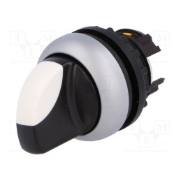 1 pcs x EATON ELECTRIC - M22-WK - Switch: rotary, 22mm, Stabl.pos: 1, white-black, none, IP66, Pos: 2
