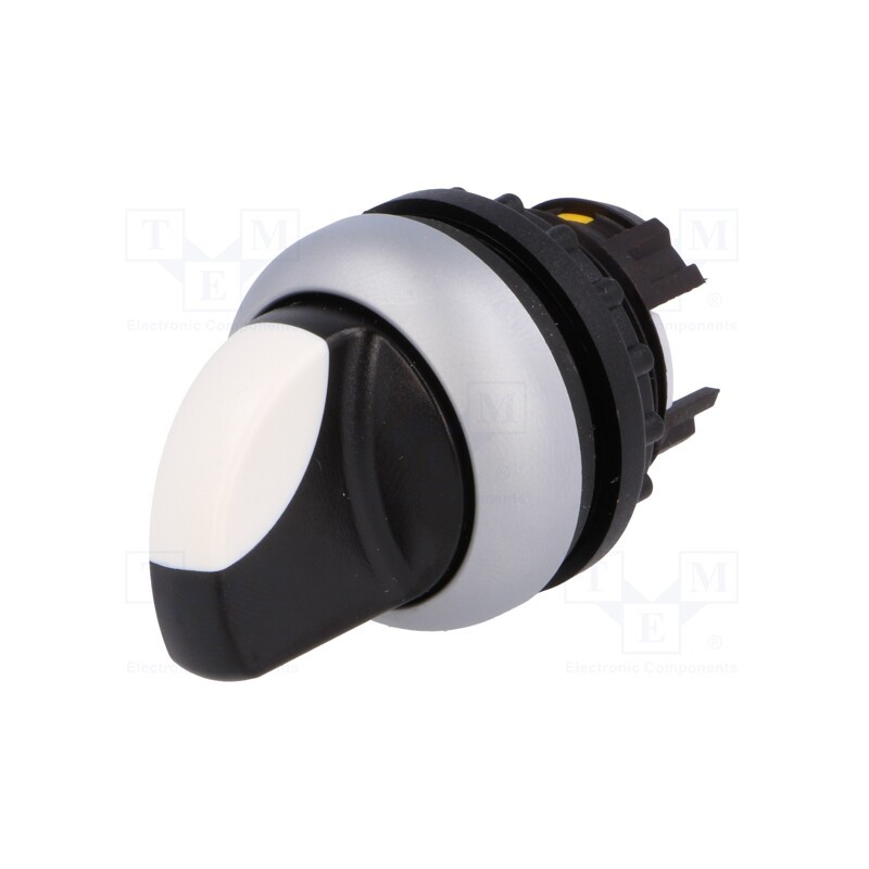 1 pcs x EATON ELECTRIC - M22-WK - Switch: rotary, 22mm, Stabl.pos: 1, white-black, none, IP66, Pos: 2