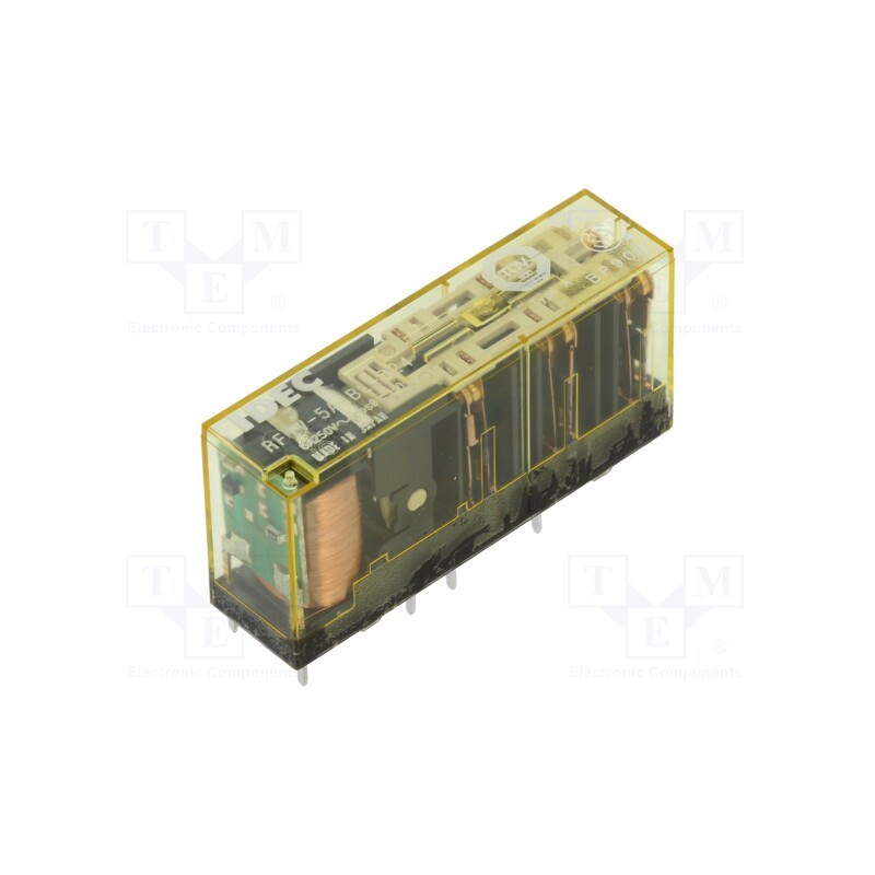 1 pcs x IDEC - RF1V-5A1BL-D24 - Relay: electromagnetic, NC + NO x5, Ucoil: 24VDC, 6A/250VAC
