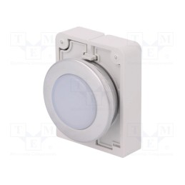 1 pcs x EATON ELECTRIC - M30C-FL-W - Control lamp, 30mm, RMQ-Titan, -25÷70°C, Illumin: M22-LED, Ø30.5mm