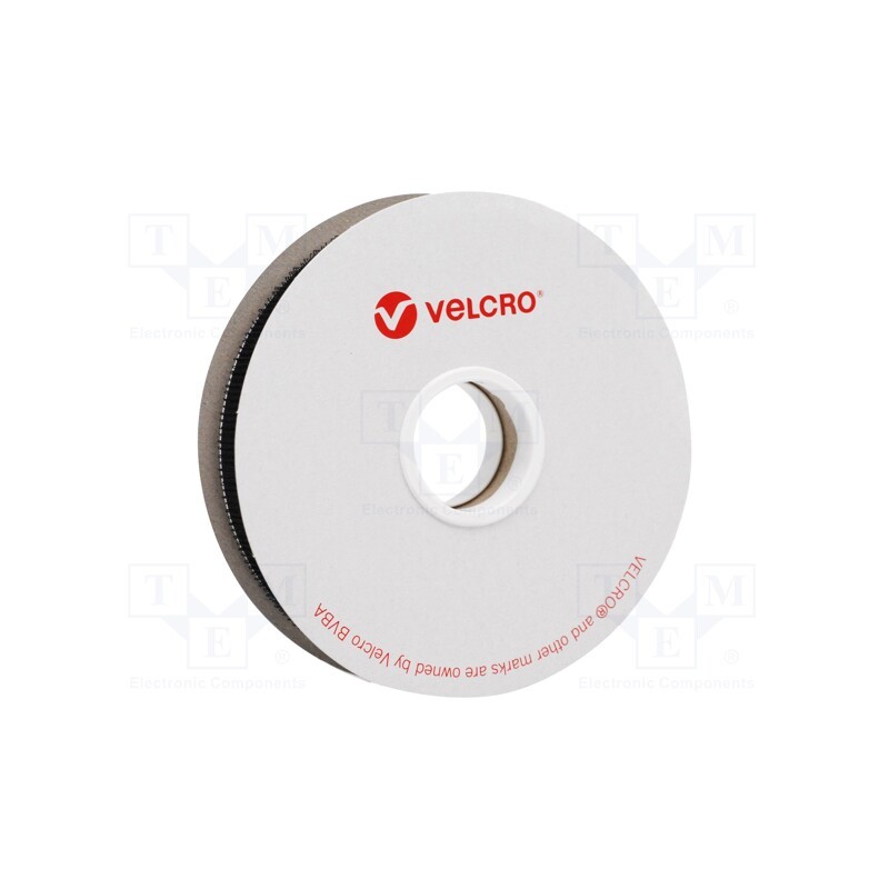 1 rol x VELCROu00ae - VELCRO® BRAND HOOK&LOOP LOOP 20MM PS30 - Tape: hook and loop, W: 20mm, L: 25m, Thk: 2.35mm, loop, rubber, 