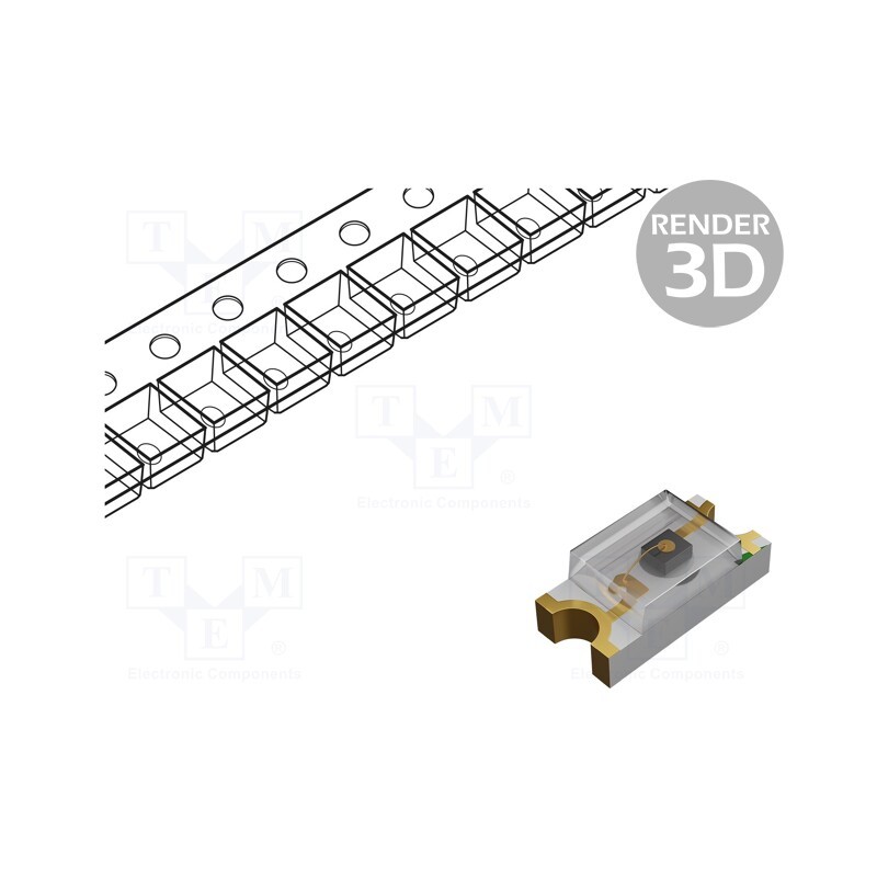 2 pcs x Token - PT-A8-AC-1206-850 - Phototransistor, Dim: 3.2x1.5x1.1mm, λp max: 850nm, 30V, 70mW