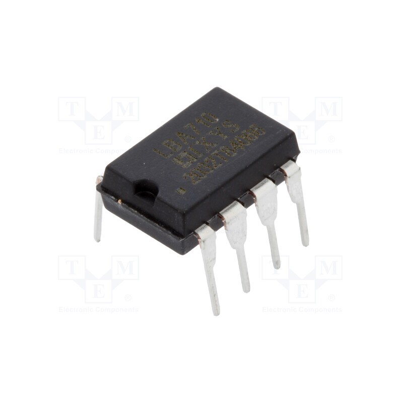 1 pcs x IXYS - LBA710 - Relay: solid state, SPST-NO + SPST-NC, Icntrl max: 50mA, 0.6Ω, THT