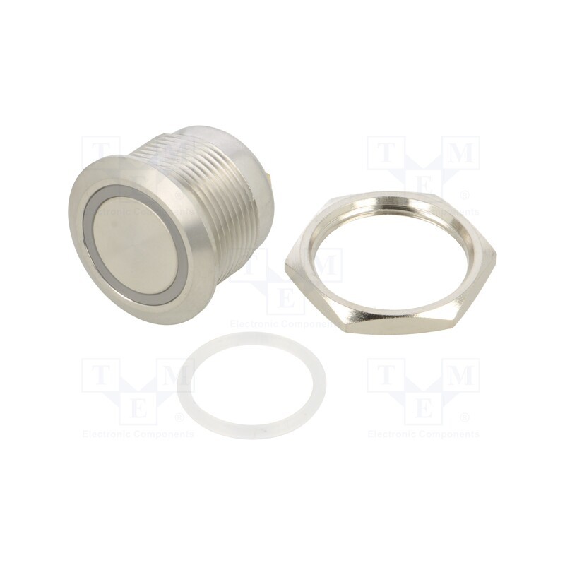 1 pcs x E-SWITCH - SV4F23SS-301 - Switch: vandal resistant, Pos: 2, SPST-NO, 2A/36VDC, IP67, OFF-(ON)