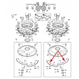 Lca95958 rotor blade set
