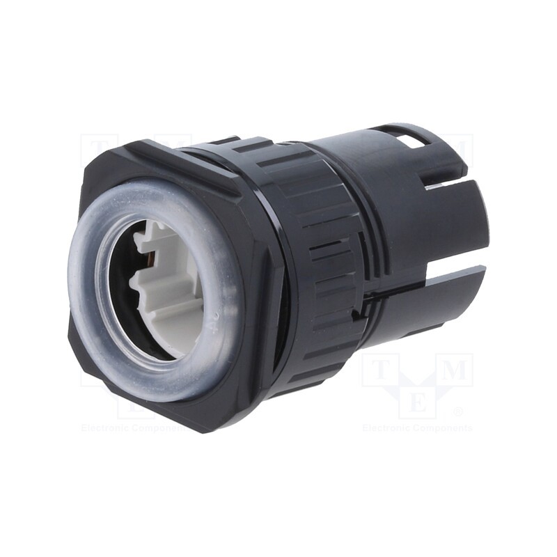 1 pcs x EAO - 61-1200.0 - Switch: body, 22mm, Stabl.pos: 2, IP65, flat, Pos: 2, Ø22.3mm, plastic