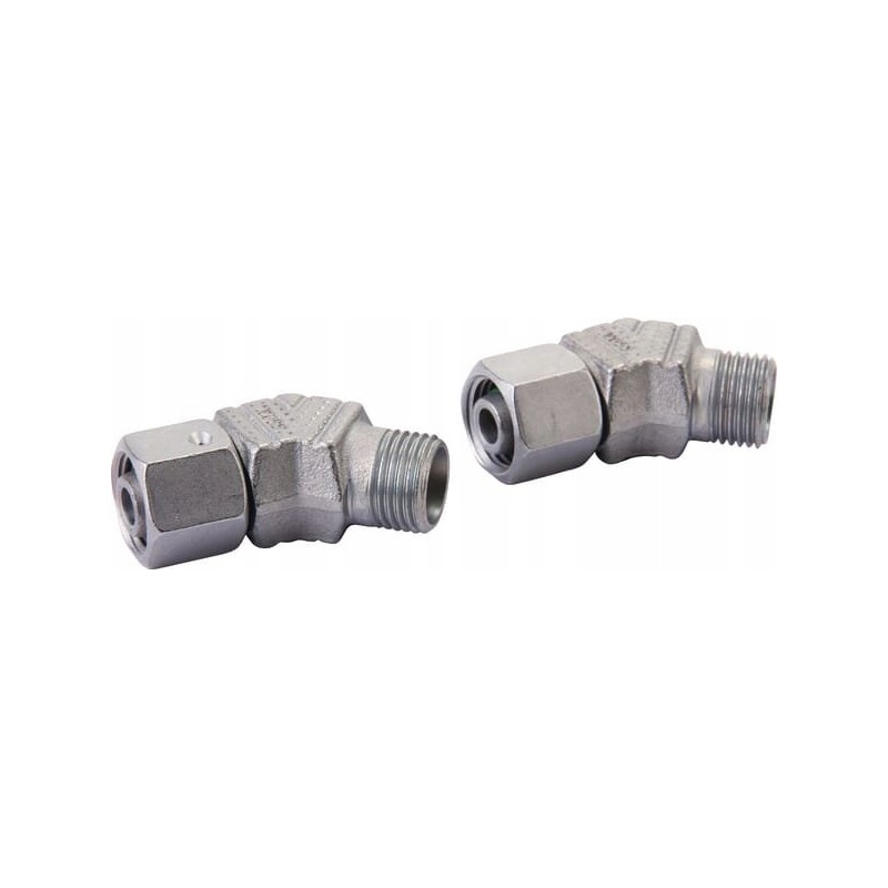 Elbow connector 45 with nut m16x1 5 10l evsd10