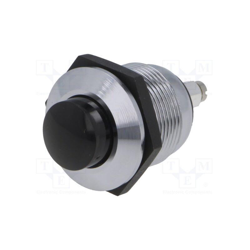 1 pcs x BULGIN - MP0012 - Switch: push-button, Pos: 2, SPST-NO, 0.25A/250VAC, 2A/12VDC, MP00