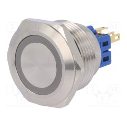1 pcs x ONPOW - GQ28-11ZE/R/24V/S - Switch: vandal resistant, Pos: 2, SPDT, 3A/220VAC, 5A/24VDC, IP65