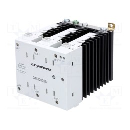 1 pcs x SENSATA / CRYDOM - CTRD6025 - Relay: solid state, 25A, Uswitch: 48÷600VAC, 3-phase, Series: CTR