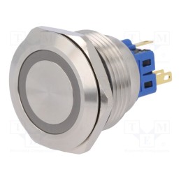 1 pcs x ONPOW - GQ28-11ZE/B/24V/S - Switch: vandal resistant, Pos: 2, SPDT, 3A/220VAC, 5A/24VDC, IP65