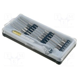 1 set x DONAU ELEKTRONIK - MBS18 - Kit: screwdrivers, hex key,Phillips,Pozidriv®,slot,Torx®, bag