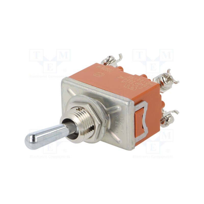 1 pcs x PANASONIC - T215KSULCSAFJ - Switch: toggle, Pos: 2, DPST, ON-OFF, 15A/250VAC, 15A/30VDC