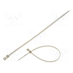 100 pcs x KSS WIRING - TCV-300 - Cable tie, with a hole for screw mounting, L: 300mm, W: 4.8mm