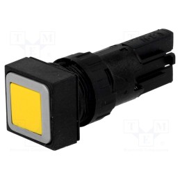 1 pcs x EATON ELECTRIC - Q18D-GE - Switch: push-button, 16mm, Stabl.pos: 1, yellow, Pos: 2, -25÷70°C