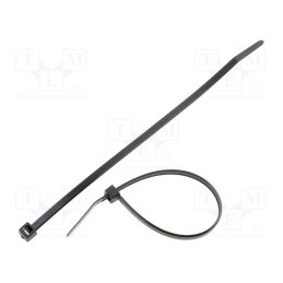 100 pcs x HELLERMANNTYTON - 111-03210 - Cable tie, L: 150mm, W: 3.5mm, polyamide, 135N, black, Ømax: 35mm