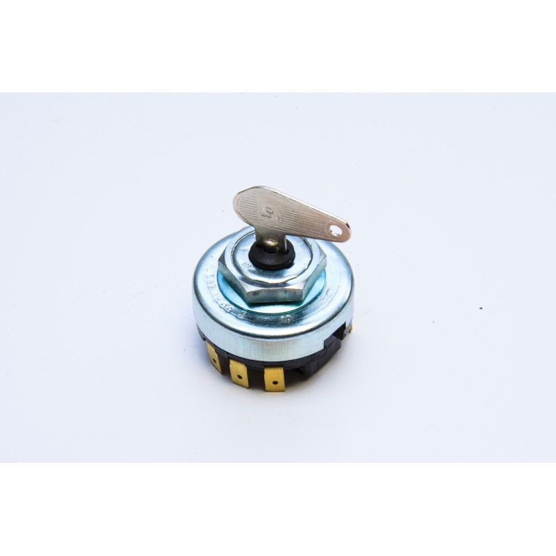 Ignition lock with key, metal nut 0 1 2